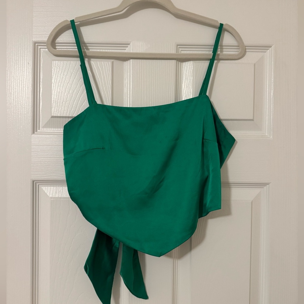 Gianni Bini Square Neck Tie Back Top